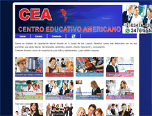 Tablet Screenshot of institutocea.com.ar